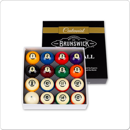 Brunswick Centennial pool ball set for sale
