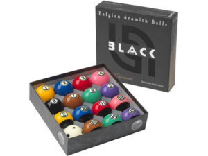 Aramith Tournament Black pool ball set for sale